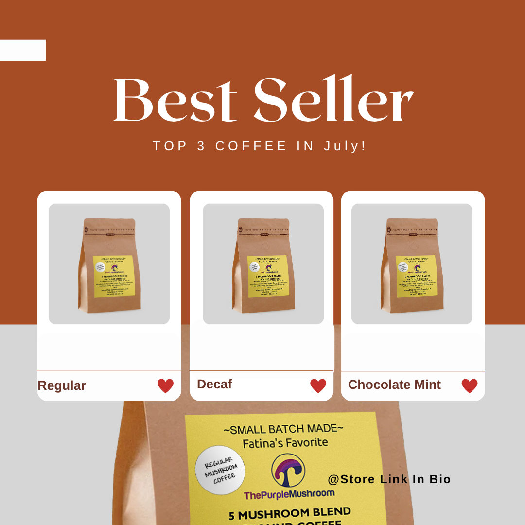 Fatinas Favorite - 5 Mushroom Blend Adaptogen Ground Coffee