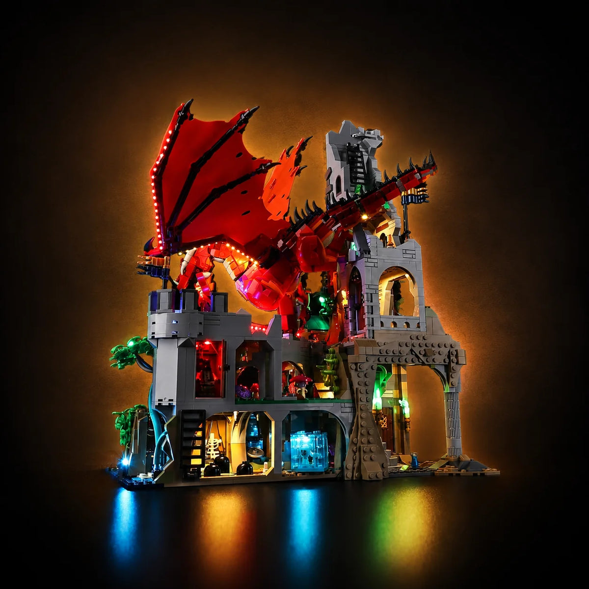 BRKOX - Light Kit Compatible With Dungeons & Dragons: Red Drag...